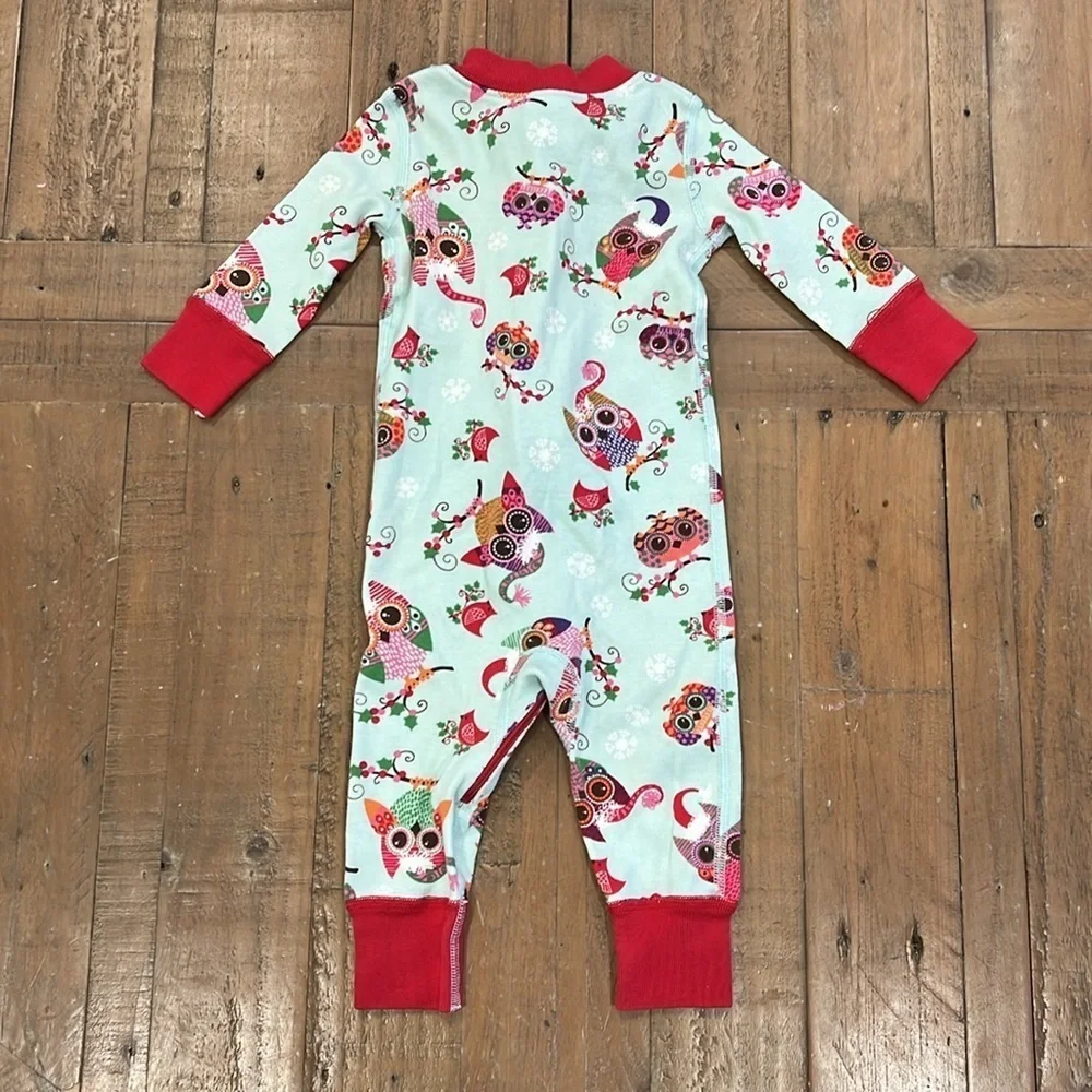 Hanna andersson holiday owl pajamas